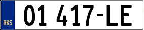Truck License Plate